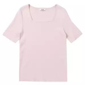 [백화점 정품] 쉬즈미스 스퀘어넥 반팔 니트 SSKPOP22210.