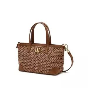 [NS홈쇼핑]DCBA6E080W2 닥스 브라운 DD로고 가죽 토트백[35803402]