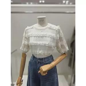 [갤러리아] [이프네]레이스 프릴캉 반팔 니트(IQ3WKT20)