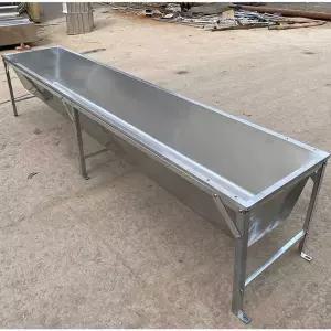 축사 물통 스텐 급수통 식수대 사계절용 염소 1m 가축 농장 급수기