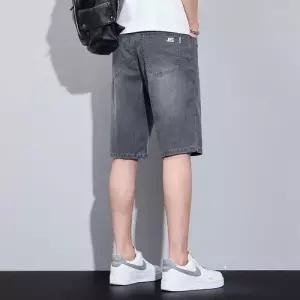 데님 남자 하계 쿨링 레이첼 슬림 청반바지 일자 숏 반바지 5부 MF2