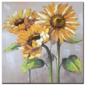 아크릴액자 돈을부르는 화상한해바라기A 액자 유화 그림 거실액자