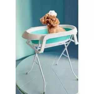 애견 스탠드 욕조 플라스틱 다리 강아지스탠드욕조