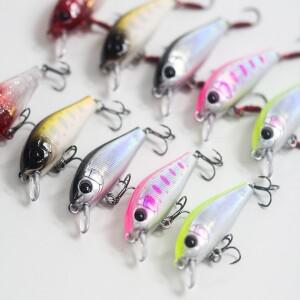 1Pcs 일본 플로팅 미노우 루어 4g 45mm 낚시 미끼 마이크로 크릭 인공 하드 송어 크랭크 베이트 태클