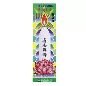 캔들 양초 인테리어 소품 예배 기도 양초 캔들 6p 미니캔들