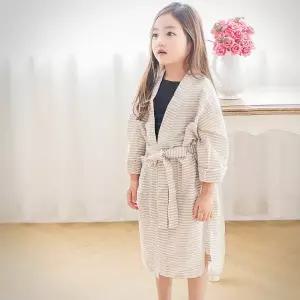 맘스메이드 예루예나아동 로브 자켓 면 스트라아프 베이지