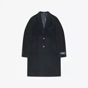 [롯데백화점]Fahrenheit 캐시미어 블랜딩 체스터 코트 블랙 FLAAXX73310