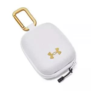 언더아머 Under Armour 유니 성인용 마이크로 에센셜 용기 화이트 / 메탈릭 골드 100개 프리 사이즈