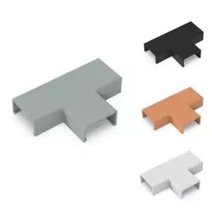 선바로 케이블 전선몰딩 T자탭 90X62X16mm 5호 블랙