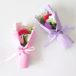 비누 조화 꽃다발 색상 랜덤 입학 졸업식 선생님 선물 스승의날 예쁜 포장