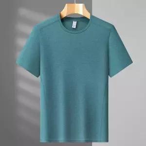 남자 라운드넥 헬스 반팔티 속건 트레이닝 빅사이즈 남성패션 솔리드 뚱보 셔츠 러닝 여름옷 다옴2 DL1