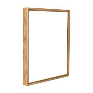 스노우크래프트 블랭크 액자 캔버스 페인팅 | 11x14인치 모던 빈 캔버스, 내추럴 우드 컬러 | 개인 맞춤형 벽 아트용 프레임이 있는 블랭크 캔버스