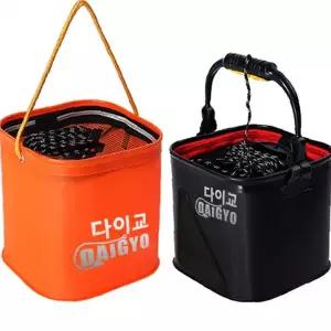 낚시 접이식 두레박 20형 24형 조과통 살림망 물통 삐꾸통 물고기 보관 휴대