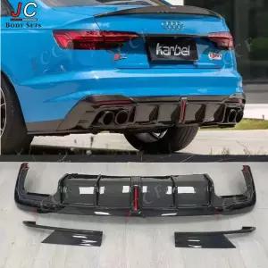 아우디 A4 S4 20-24 후면 디퓨저 립 범퍼 브레이크 라이트 호환