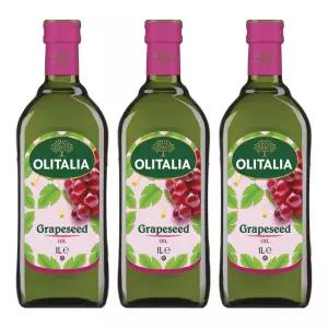 올리타리아 포도씨유, 1L, 3개