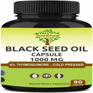 선네이처 블랙 씨드 오일 캡슐 1000mg 소프트젤 남녀용