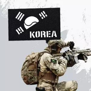 태극기 패치 아웃도어 밀리터리 벨크로 태극기 야광 패치 탈부착 의류 군복 작업복 안전 인식 야간