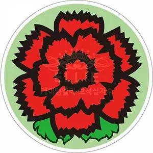 TBZ 카네이션 4 (브로치) 보석십자수 다이아몬드페인팅 뱃지