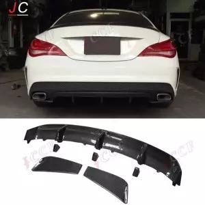 벤츠 CLA 클래스 W117 2013-2015 200 CLA45 카본 파이버 리어 범퍼 립