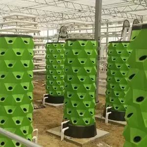 타워형 6단 텃밭 DIY(1) 온실 수경재배기 양상추 실내 테라스 파인애플탑