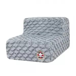 강아지계단 강아지 구름 계단 2단 카키그레이 애견 소파 스텝 1P