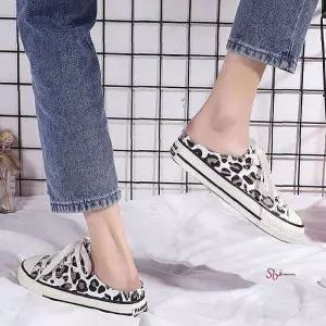 키높이캔버스 캔버스뮬 블로퍼 뮬슬리퍼pqr131