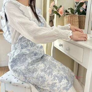 여름 모던 앞치마 선물 플라워 하늘 신혼부부 집들이rst236