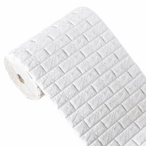 폼블럭 벽돌 시트지 타일 방수 벽지 단열 필름 보온 50m 70x50미터 3d 블럭