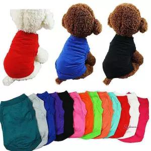 애견옷 베이직 나시티 면 베이직면klm740