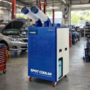 넥스코 2구 산업용 이동식 에어컨 실외기없는 에어컨 공장용 창고 업소용 코끼리