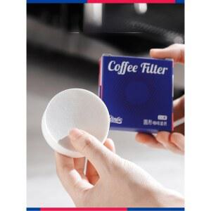 빈쿠 이탈리안 커피 원형 필터 페이퍼 일회용 추출 파우더 볼 모카포트용 55358mm 스페셜티 도구