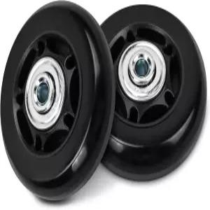 부드러운 글라이드 휠 교체 펠리컨 1510 또는 1560 케이스 장착 블랙 2개