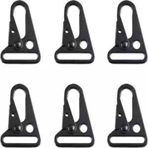 YAPJEB HK 스타일 슬링 스냅 훅 확대 마우스 클립 키링 행 버클 및 패러코드용 전술 장비