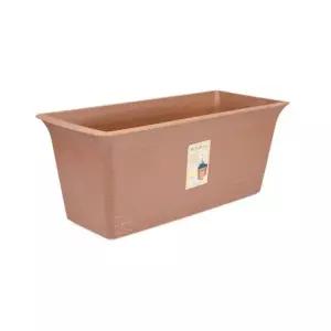 [셀러에이드]인테리어화분 사각화분 직사각화분 2호-브라운