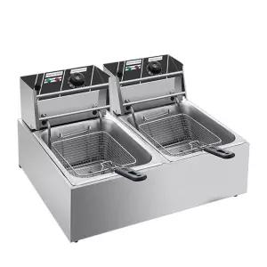 전기 튀김기 탁상형 2구 분식집 통닭 업소용 식당