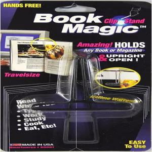 책 매직 북 클립 및 스탠드 블랙 휴대용 메탈 똑바로 세워 읽을 수 있고 애호가를 위해 미국에서