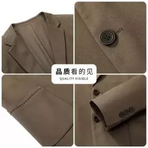 남사친 캐주얼 정장 자켓 봄여름 럭셔리 올드머니 단서 무스탕 코트 DUCHI2