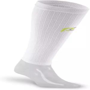 를 위한 PRO 압박 종아리 소매 달리기 자전거 타기 간호사 스포츠용 보호대 대형/X대형 흰색