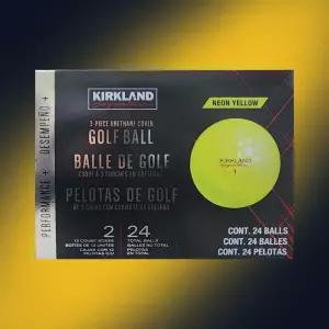 커클랜드 시그니처 골프공 옐로우 3피스 24개