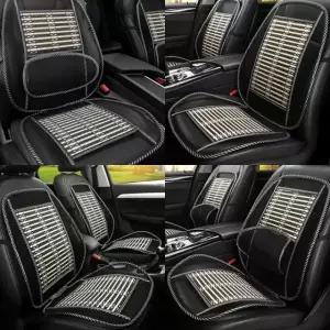 차량용시트 쿨링커버 대나무 망사 허리받침 여름 방석