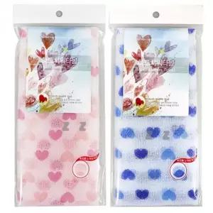 목욕타올 샤워타올 바디타올 하트 샤워볼 거품망 세트