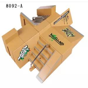 핑거보드 연습 손가락 스포츠 트랙 자전거 장면 보드 세트