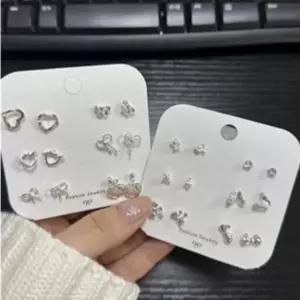 귓볼 착용 미니 귀걸이 일주일 귀걸이 세트 귀장식 이어홀장식