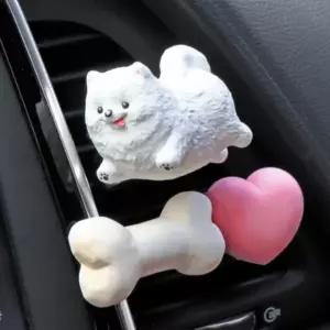 차량용 방향제 석고 디퓨저 포메라니안 송풍구 거치형