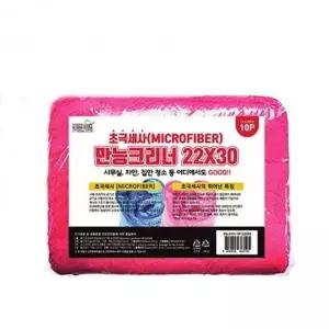 만능크리너 극세사 걸레 22x30 10개 세트