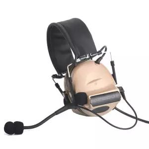 군용 헤드셋 헬멧식 밀리터리 음원 저하 방수 노이즈