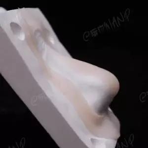 가짜 실리콘코 코스튬 특수분장 수염 모형 영화