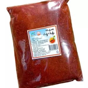 바우내 청양 고춧가루 굵은 1kg 국산 매운 김치재료