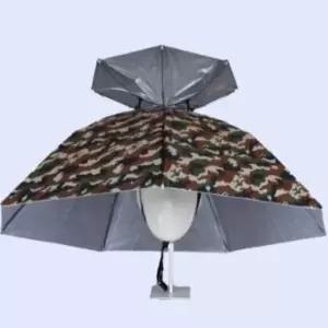 ( )우산모자 2단 대 밀리터리 2단우산모자 머리우산 대형우산모자 햇빛차단모자