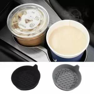 차량 실리콘 컵받침 컵홀더 매트 물받이 미끄럼방지 먼지방지 자동차용품